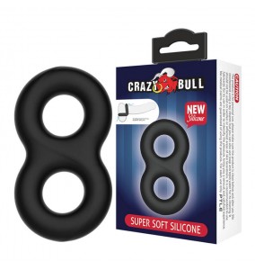 CRAZY BULL - Super Soft Silicon Male 8 Shape Delay Cock Rings
